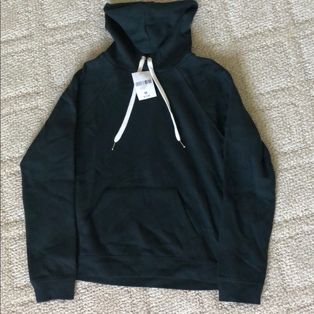 Hunter green hooded sweatshirt